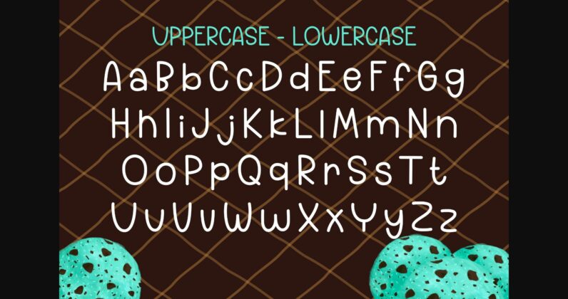 Chocolate Mint Font Poster 5