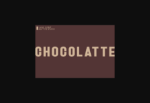 Chocolatte Font Poster 1