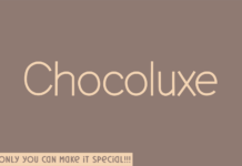 Chocoluxe Font Poster 1