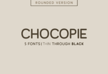 Chocopie Font Poster 1