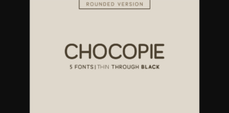 Chocopie Font Poster 1