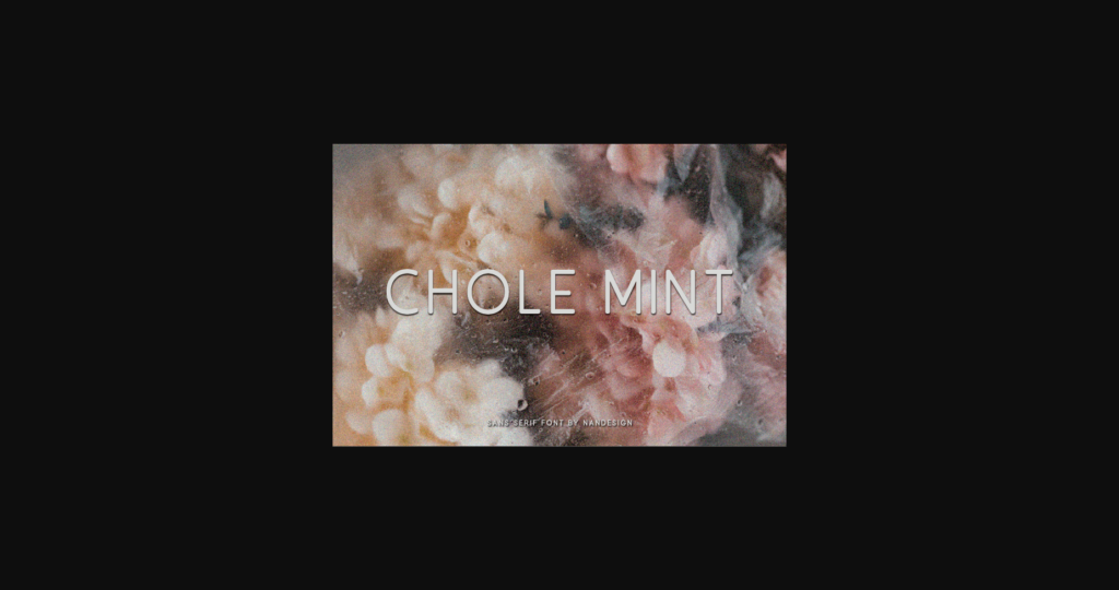 Chole Mint Font Poster 1