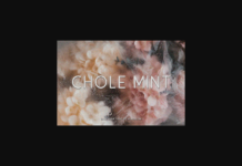 Chole Mint Font Poster 1
