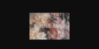 Chole Mint Font Poster 1