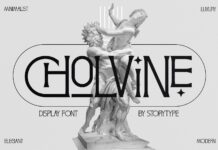 Cholvine Font Poster 1