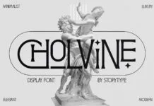 Cholvine Font Cholvine Font Poster 1