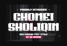 Chomei Sholiqin Font Poster 1