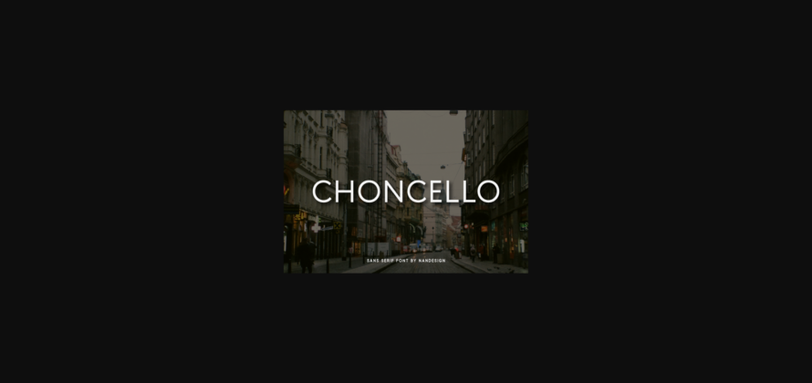 Choncello Font Poster 3