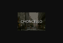 Choncello Font Poster 1