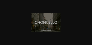 Choncello Font Poster 1