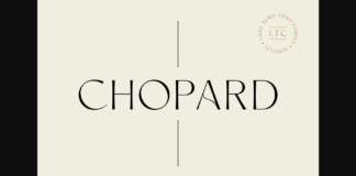 Chopard Font Poster 1