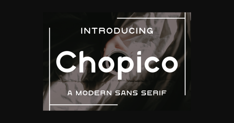 Chopico Font Poster 3