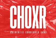 Choxr Font Poster 1