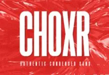 Choxr Font Choxr Font Poster 1