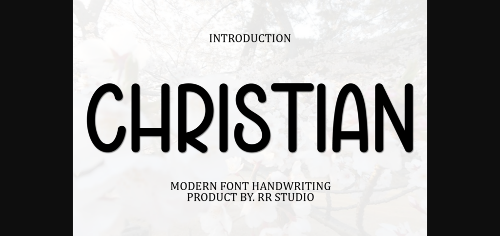 Christian Font Poster 3