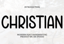 Christian Font Poster 1