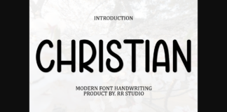 Christian Font Poster 1