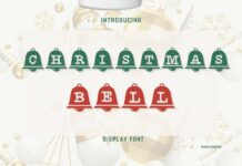 Christmas Bell Font Poster 1