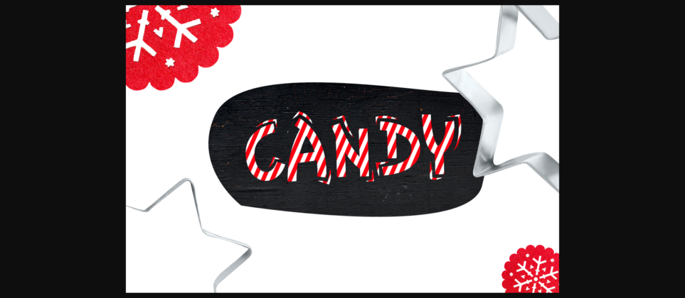 Christmas Candy Font Poster 6