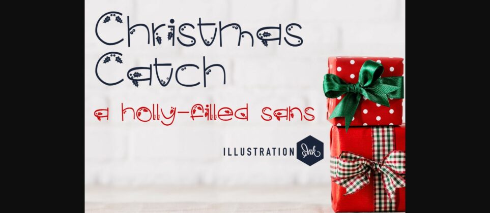 Christmas Catch Font Poster 3