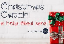 Christmas Catch Font Poster 1