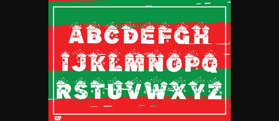 Christmas Day Font Poster 2