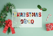 Christmas Deco Font Poster 1