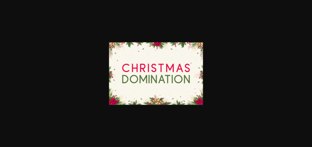 Christmas Domination Font Poster 3
