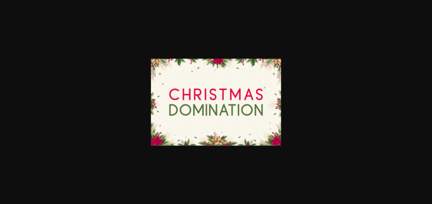 Christmas Domination Font Poster 3