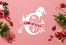 Christmas Font Poster 1