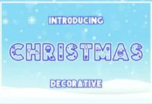 Christmas Font Christmas Font Poster 1