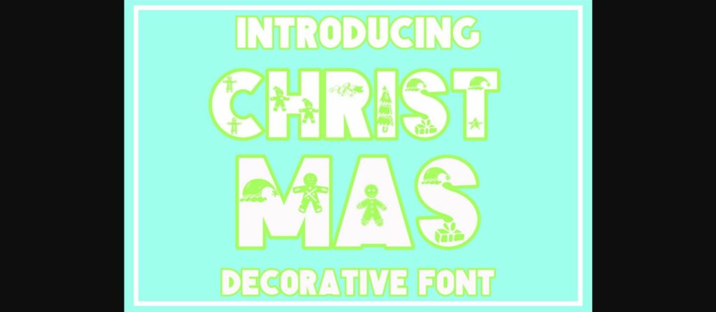 Christmas Font Poster 3