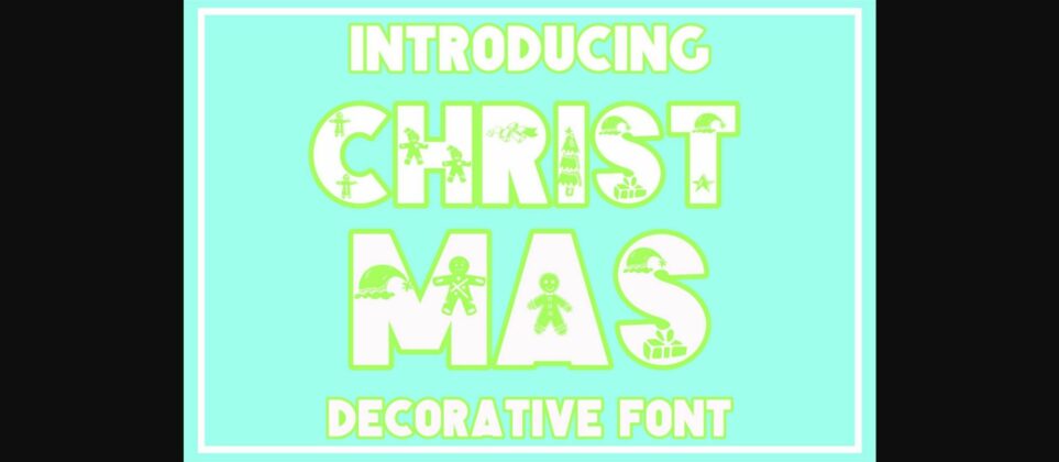 Christmas Font Poster 3