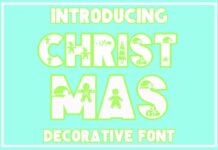 Christmas Font Poster 1