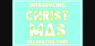 Christmas Font Poster 1