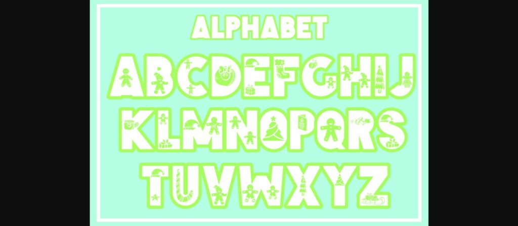 Christmas Font Poster 4