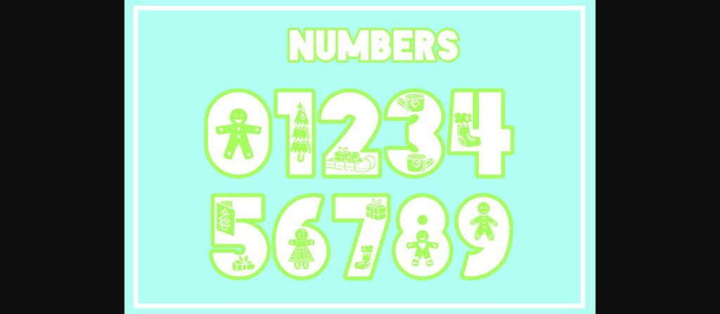 Christmas Font Poster 5