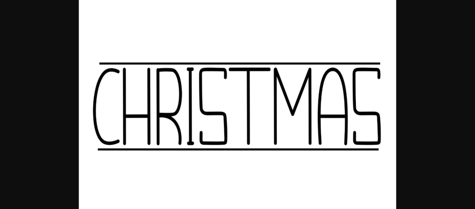 Christmas Font Poster 3