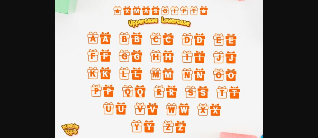Christmas Gift Font Poster 11