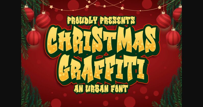 Christmas Graffiti Poster 1