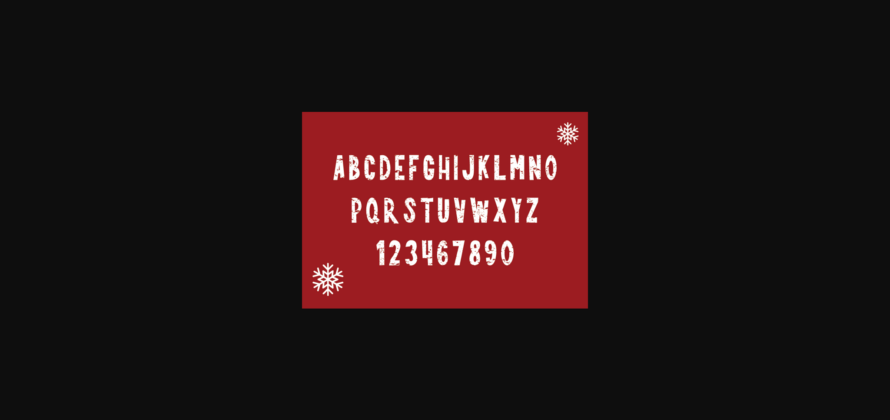 Christmas Grunge Font Poster 5