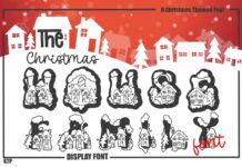 Christmas House Font Poster 1