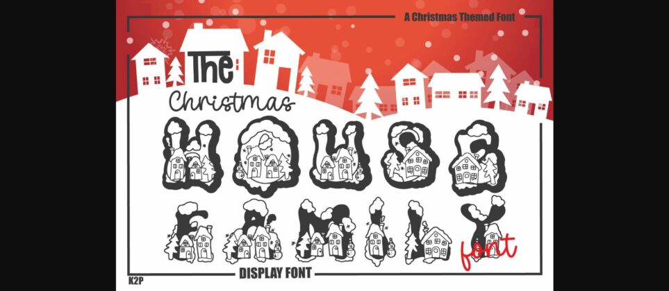 Christmas House Font Poster 1