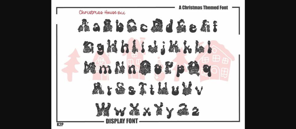 Christmas House Font Poster 8
