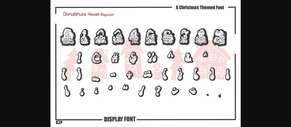 Christmas House Font Poster 9