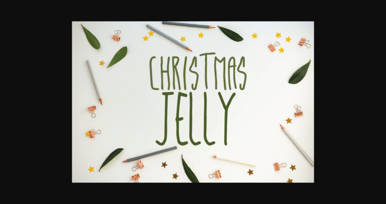 Christmas Jelly Font Poster 3