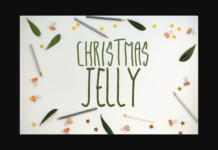 Christmas Jelly Font Poster 1