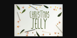 Christmas Jelly Font Poster 1