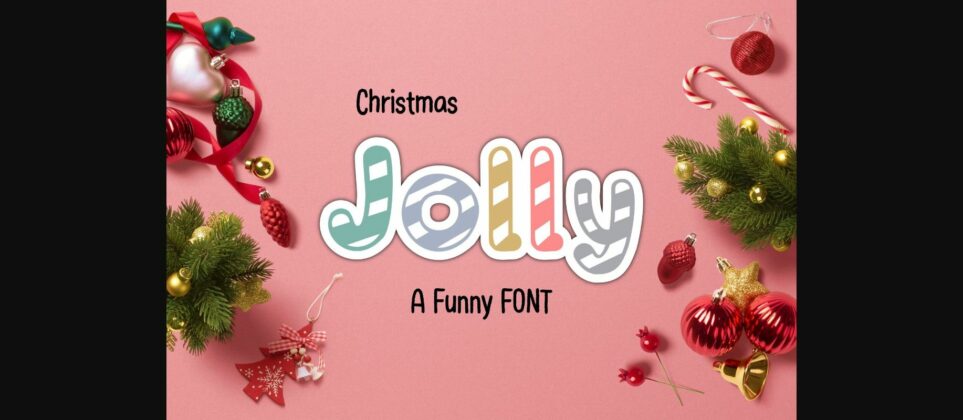 ‪Christmas Jolly‬ Font Poster 3