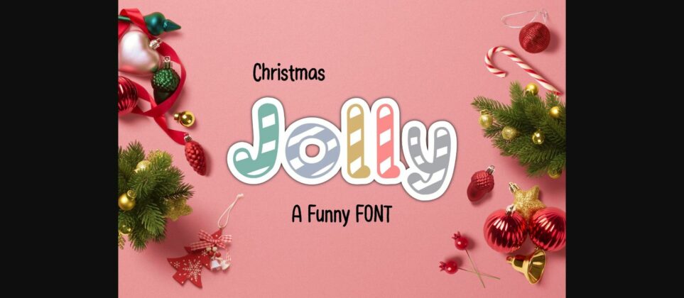 ‪Christmas Jolly‬ Font Poster 1